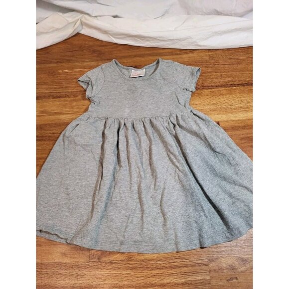 Hanna Andersson Size 100 Cm US 4 Gray Heather S/S Dress - Picture 1 of 4